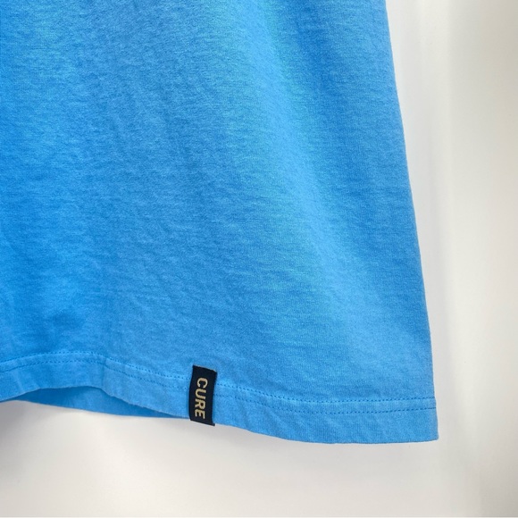 Cure by West Coast Cure WCC Logo Blue Graphic T-Shirt XL - Picture 5 of 6